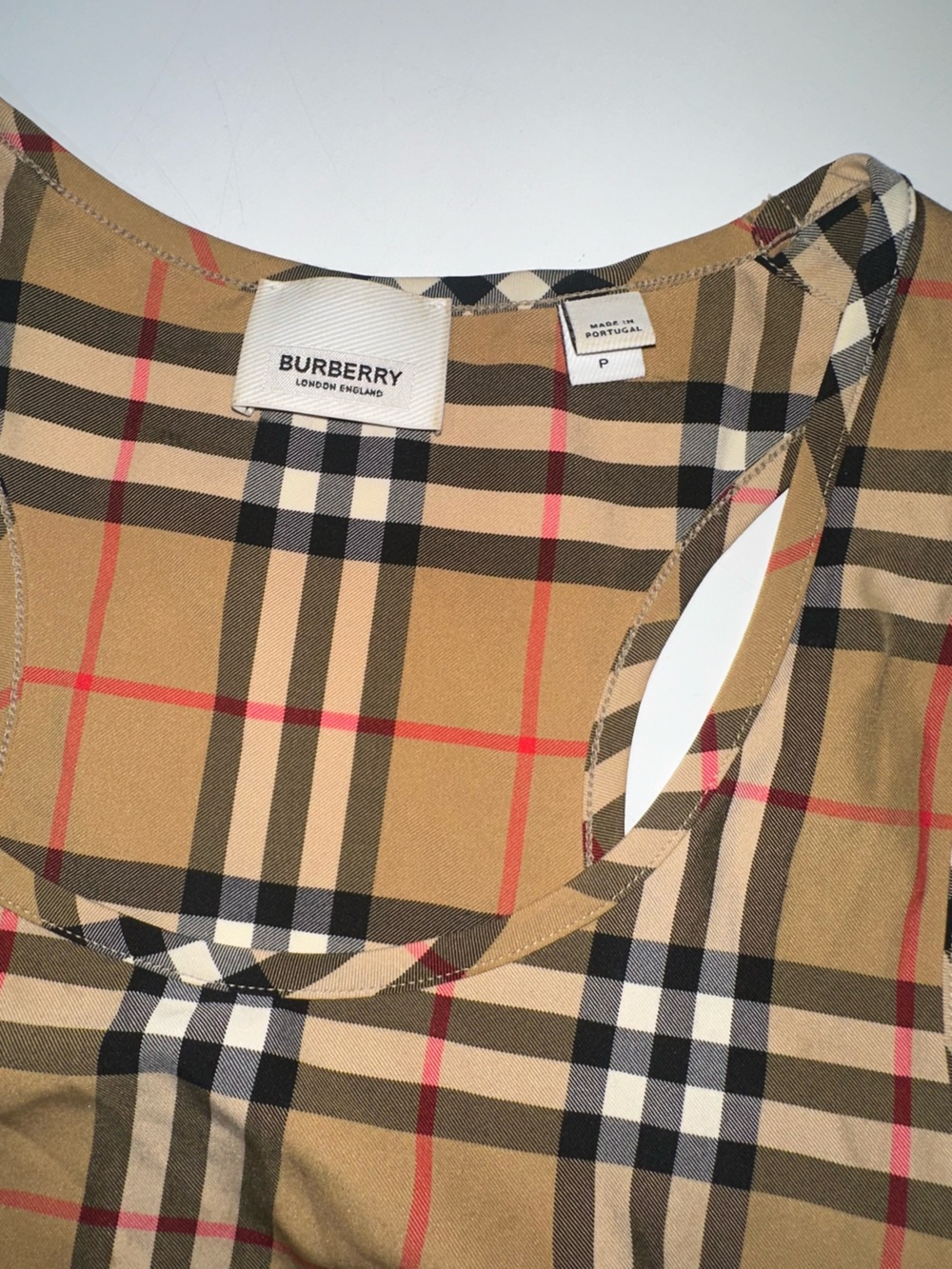 Burberry Check Sports Bra Top - Picture 3 of 7